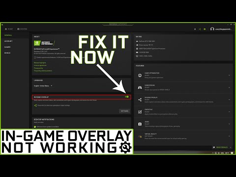 Nvidia Overlay Not Working Jobs Ecityworks