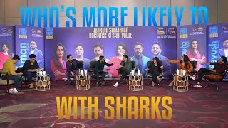 Game of "Who's More Likely" with Sharks
