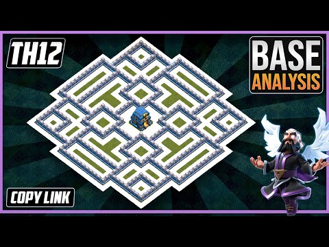 BEST ULTIMATE TH12 HYBRID/TROPHY Base 2025!! COC Town Hall 12 Trophy Base Design – Clash of Clans