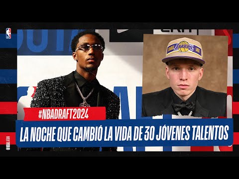 La noche que cambió la vida de 30 jóvenes talentos | #NBADraft 2024