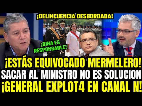 CAVIARES LLORAN! GENERAL ANGULO CUADRA A PERIODISTA CANAL N: "SACAR A SANTIVÁÑEZ NO ES LA SOLUCIÓN"