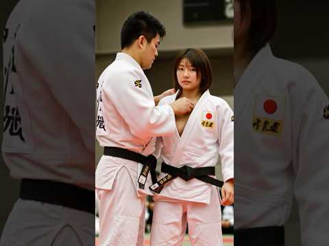 なぜか気まずそうな柔道家#ai #athlete #judo #sports #美女