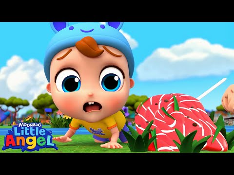 My Lollipop, Ten in the Bed, Ice Cream Machine, Wheels on the Bus | Top 5 Little Angel Kids Songs