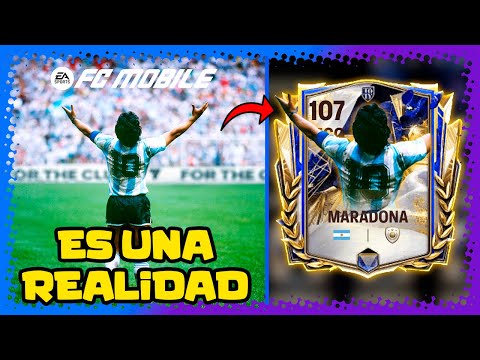 El regreso y fecha de Maradona es una realidad, y me pregunto ¿dónde saldrá? | FC Mobile