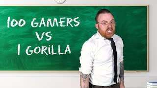 100 Gamers Vs 1 Gorilla