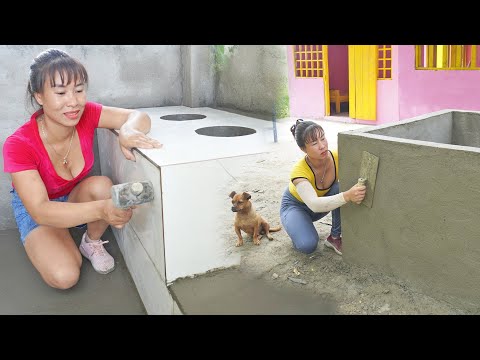 ((100Day)) Resilient Girl Build A House Off Grid - Young girl decides to stay single