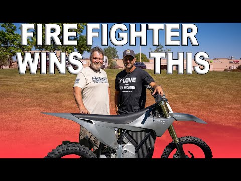 Retired Fire Fighter and Task Force Rescue Operator Wins My Stark Varg Dirt Bike