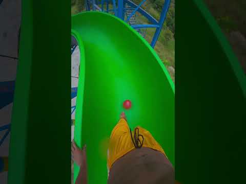Bela ciao playground parkour waterslides chasing balloon pov