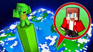 JJ Built a Pillar to Prank Mikey in Minecraft (Maizen)