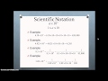 Exploring Scientific Notation and Exponents