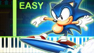 Great Turquoise Zone | SONIC TRIPLE TROUBLE - EASY Piano Tutorial