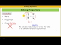 Solving Proportions with Cross-Products