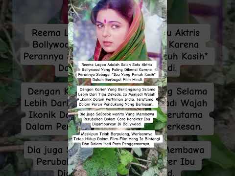 Mendiang Reema LAGO0 artis Bollywood yang ikonik sebagai karakter ibu #bollywood #reemalagoo