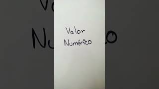 Valor Numérico#matematicas #math #numeros #numbers #suma #shorts #aprendoencasa #unam #academy