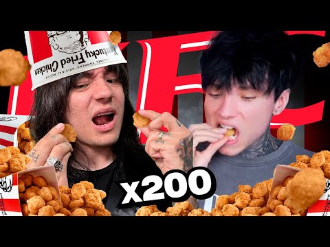 ¿QUIÉN COME MÁS PALOMITAS DE POLLO DEL KFC?