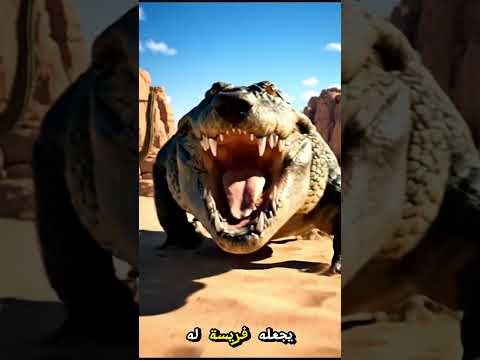 كيف نجا الجرو من التمساح؟