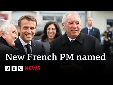 President Emmanuel Macron names centrist François Bayrou as French PM  | BBC News