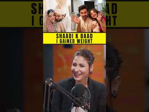 Shaadi ke baad i gained Weight #sabooraly #hinaaltaf #podcast #rjsyedali #shorts #shaadi #ashortaday