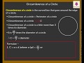 Circumference of Circles Concepts