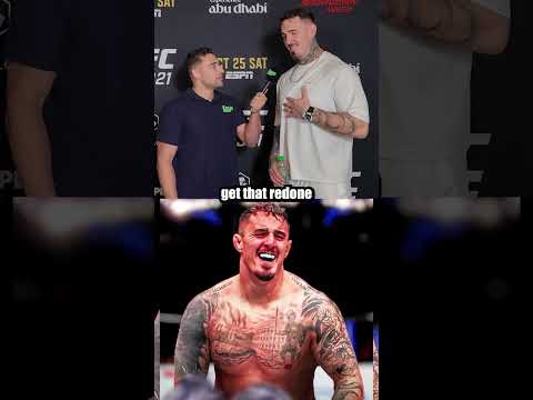 Tom Aspinall explains his new NECK TATTOO 👀🌖 #ufc #mma #tomaspinall