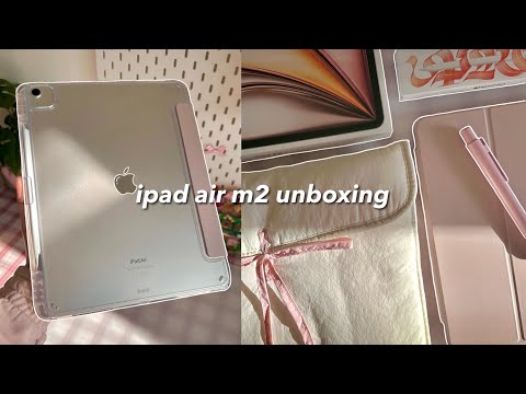 m2 ipad air 13” (starlight) unboxing 🌟 | apple pencil pro + accessories