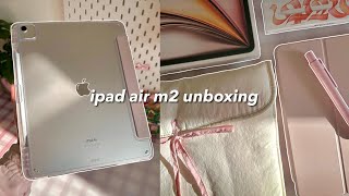 m2 ipad air 13” (starlight) unboxing 🌟 | apple pencil pro + accessories