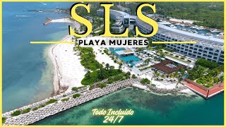 🏖️ ¡Impactante! Hotel SLS PLAYA MUJERES CANCÚN 4K 🤩 All Inclusive 24/7 🌟 GUÍA 100% HONESTA & TIPS ✅