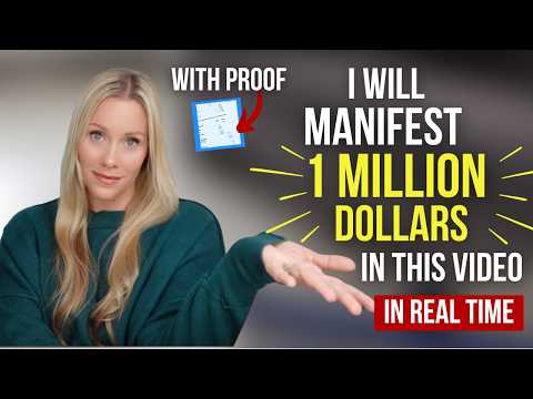 Watch me manifest 1 million dollars....with proof! | Ultimate Manifestation Experiment, Real Results