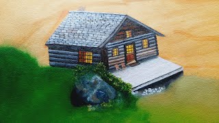 3. How to draw amazing realistic landscape painting step by step Part- 3 #art #artist #oilpainting