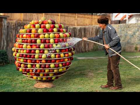 APPLE SPHERE: A Unique Take on Baking Oriental Apple Pie!🍏🥧