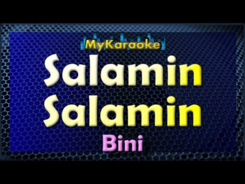 SALAMIN SALAMIN - Karaoke version in the style of BINI