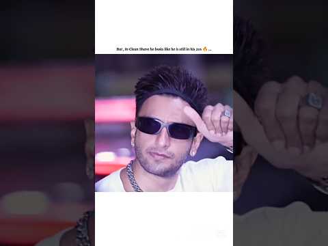 He cut off his beard after a long shoot schedule and still look fire #ranveersingh
