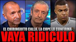 💣🔥 *RIDÍCULO MBAPPÉ* EL CHIRINGUITO CALLA, MANU CARREÑO Y EL PARTIDAZO DE COPE LO CONFIRMAN...