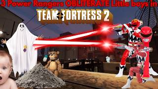 3 Power Rangers OBLITERATE Little Boys In TF2  || Team Fortress 2