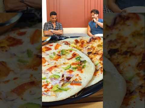 Akshay Kumar's Every Sunday Meal – Uttapam😋😊 #bollywood #viralshorts #cookingchannel