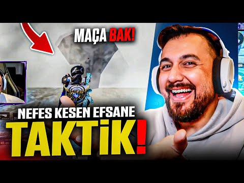 EFSANE TAKTİK NEFES KESEN MAÇ | PUBG MOBILE