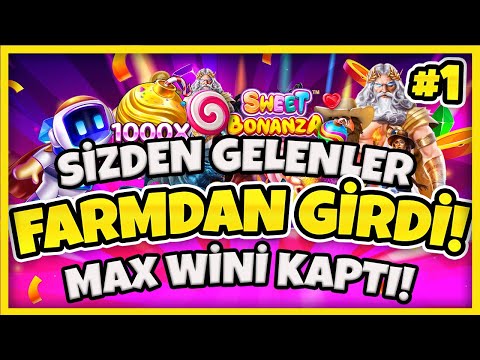 SLOT OYUNLARI 💸 SİZDEN GELENLER SERİSİ | FARMDAN GİRİP REKOR ÖDEME ALDI! | MAX WİN SERİSİ #1