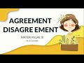 Understanding Agreement and Disagreement in English