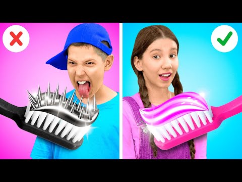 BON ENFANT VS MAUVAIS ENFANT ! Astuces Et Trucs De Parentalité Géniaux 🤩🔥