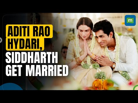 Aditi Rao Hydari & Siddharth’s Intimate Temple Wedding – First Pictures Revealed!