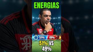 AS ENERGIAS PARA CRUZEIRO X FLAMENGO: QUEM VENCE? 🔴⚫