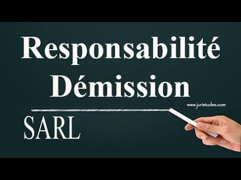 Responsabilité et démission du gérant de SARL