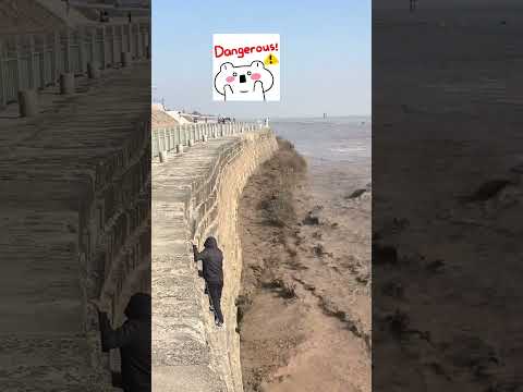 It's really dangerous.#钱塘江大潮 #beach #waves #杭州