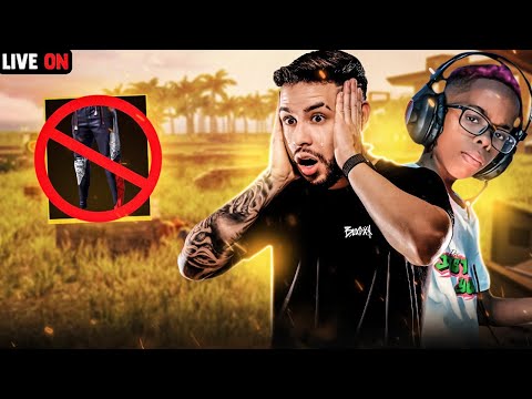 EU NÃO SEI DE NADA !!!🔴 FREE FIRE AO VIVO 🔴