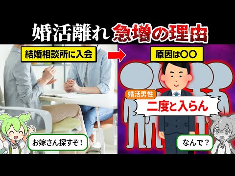 なぜ男性の婚活離れが急増してるのか？【ずんだもん＆ゆっくり解説】