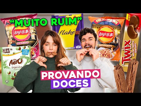 PROVANDO DOCES IMPORTADOS | só bomba 💣 