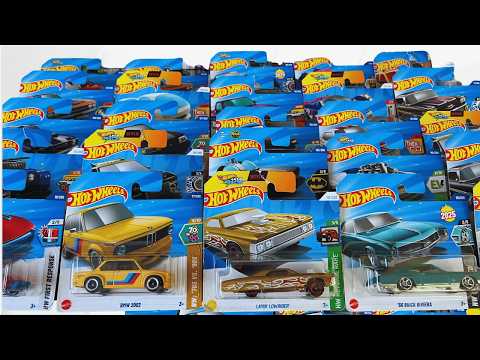 Opening 50 new Hot Wheels Review, ASMR