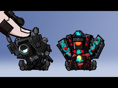 카와이 스키비디 토일렛 애니메이션 9 | Anime Chibi skibidi toilet vs finger animation