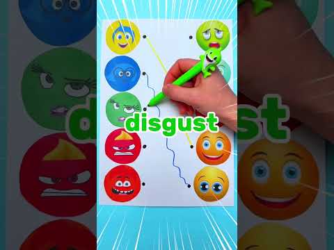 👅 Is It HAPPY or SAD? Let’s Match! #shorts #kids