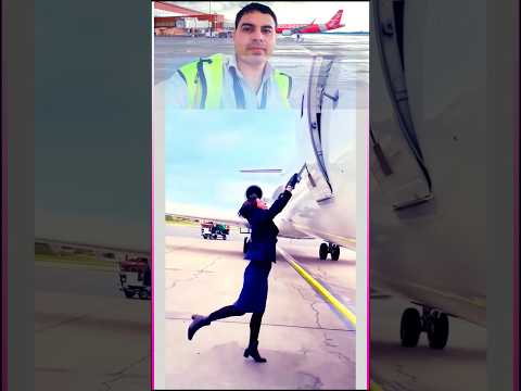 strong air hostess ladies 💪 Qayamat #pkpfunnyvideo #airoplane #hindisong #airhostess